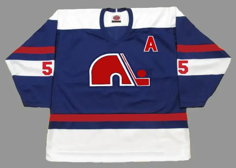 REJEAN HOULE Quebec Nordiques 1974 WHA Throwback Hockey Jersey