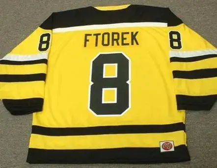 ROBBIE FTOREK Cincinnati Stingers 1978 WHA Throwback Hockey Jersey 