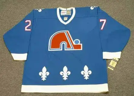 RON HEXTALL Quebec Nordiques 1992 Away CCM Throwback NHL Hockey Jersey