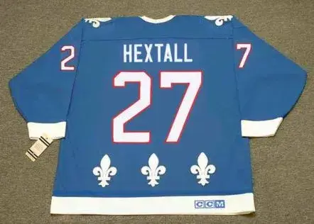 RON HEXTALL Quebec Nordiques 1992 Away CCM Throwback NHL Hockey Jersey 