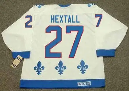 RON HEXTALL Quebec Nordiques 1992 Home CCM Throwback NHL Hockey Jersey 