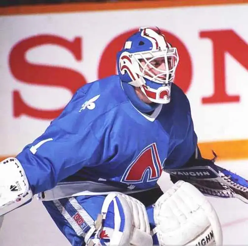 RON TUGNUTT Quebec Nordiques 1989 CCM Throwback NHL Hockey Jersey 