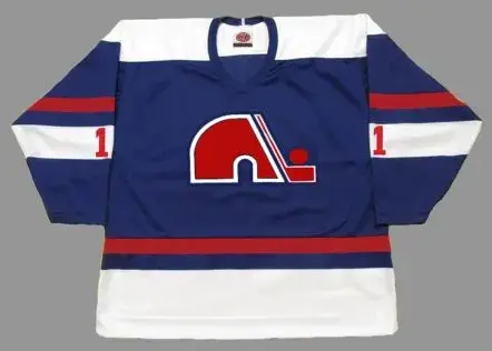 SERGE AUBRY Quebec Nordiques 1974 WHA Throwback Hockey Jersey