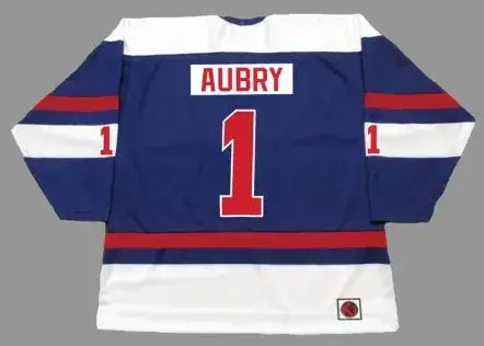 SERGE AUBRY Quebec Nordiques 1974 WHA Throwback Hockey Jersey 