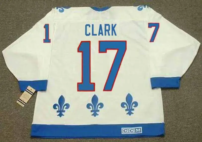 WENDEL CLARK Quebec Nordiques 1994 Home CCM Throwback NHL Hockey Jersey 