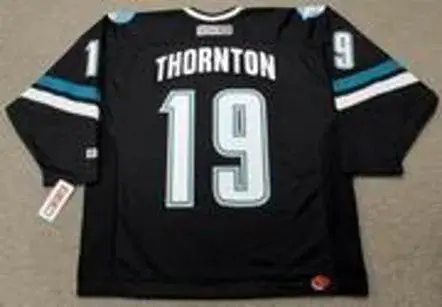 JOE THORNTON San Jose Sharks 2006 CCM Throwback Alternate NHL Jersey 