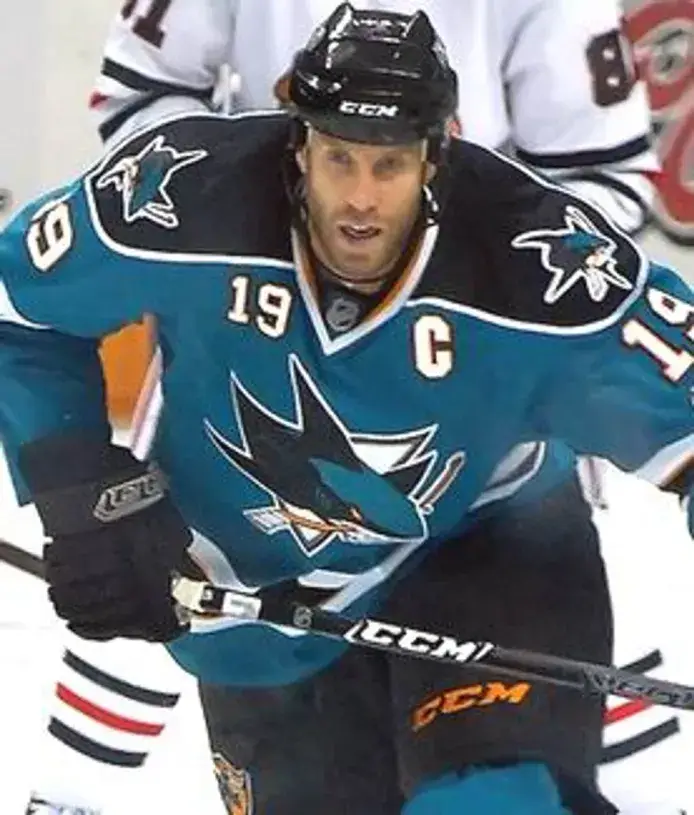 JOE THORNTON San Jose Sharks 2012 REEBOK Throwback NHL Hockey Jersey 