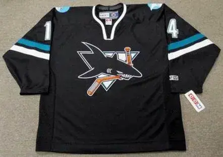 JONATHAN CHEECHOO San Jose Sharks 2005 CCM Throwback Alternate NHL Jersey
