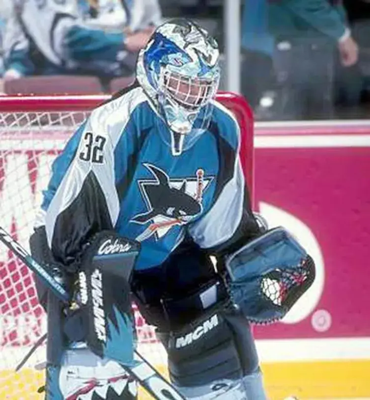 KELLY HRUDEY San Jose Sharks 1997 CCM Throwback NHL Home Hockey Jersey 