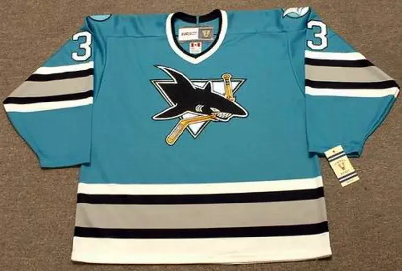 MARTY McSORLEY San Jose Sharks 1997 CCM Vintage Throwback NHL Hockey Jersey