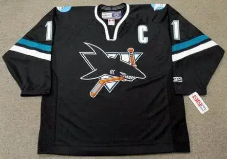 OWEN NOLAN San Jose Sharks 2001 CCM Throwback Alternate NHL Jersey