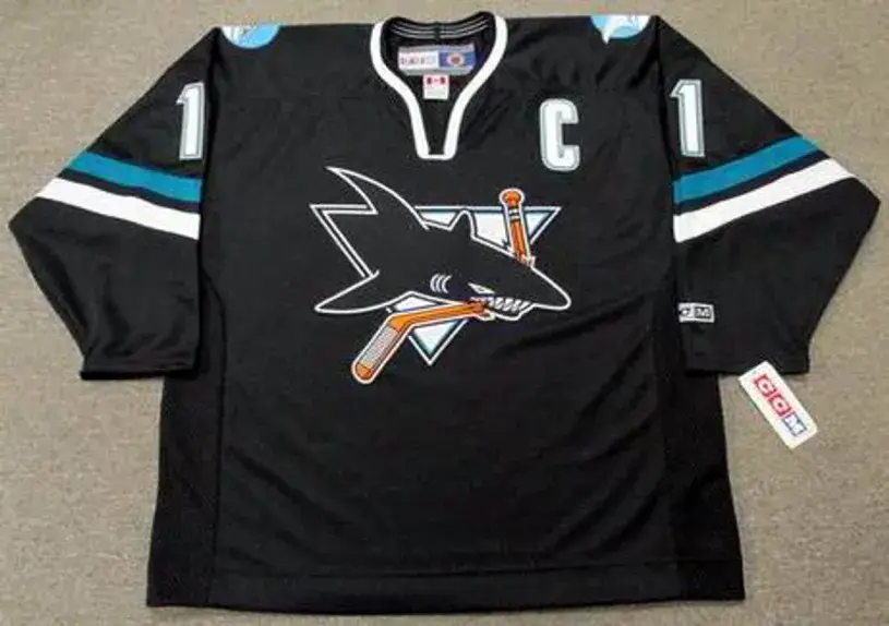 OWEN NOLAN San Jose Sharks 2001 CCM Throwback Alternate NHL Jersey