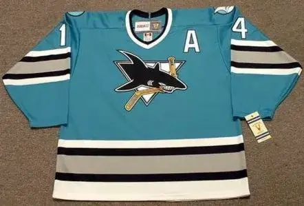 RAY WHITNEY San Jose Sharks 1995 CCM Vintage Throwback NHL Hockey Jersey
