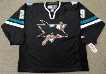 RYANE CLOWE San Jose Sharks 2006 CCM Throwback Alternate NHL Jersey