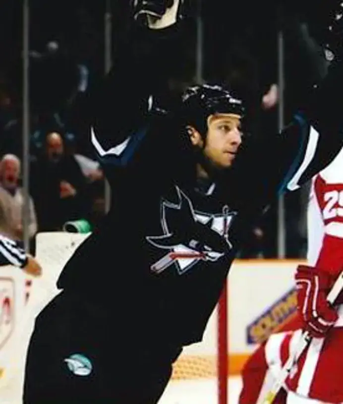 RYANE CLOWE San Jose Sharks 2006 CCM Throwback Alternate NHL Jersey 
