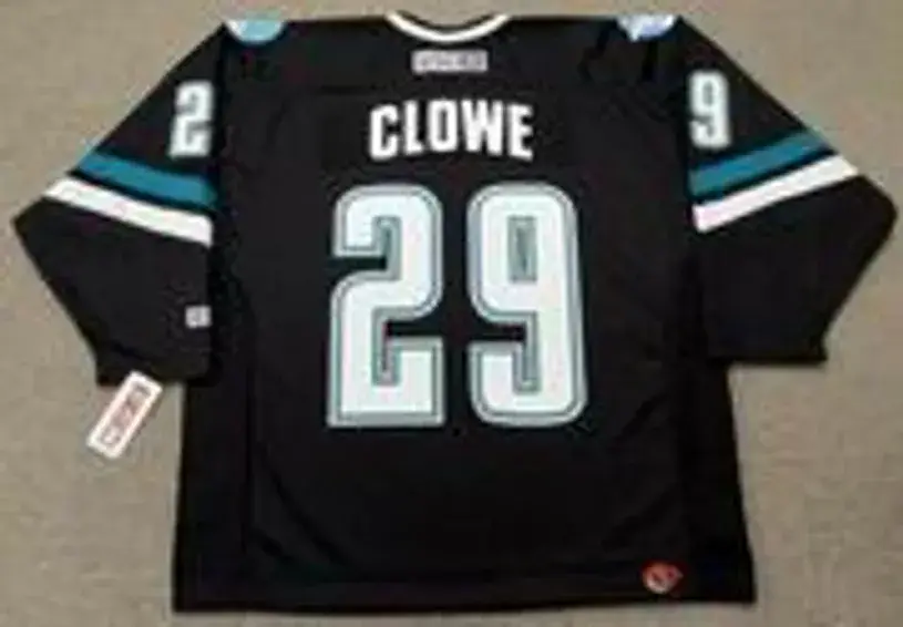 RYANE CLOWE San Jose Sharks 2006 CCM Throwback Alternate NHL Jersey 