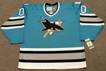 SAN JOSE SHARKS 1990’s CCM Vintage Jersey Customized “Any Name & Number(s)”