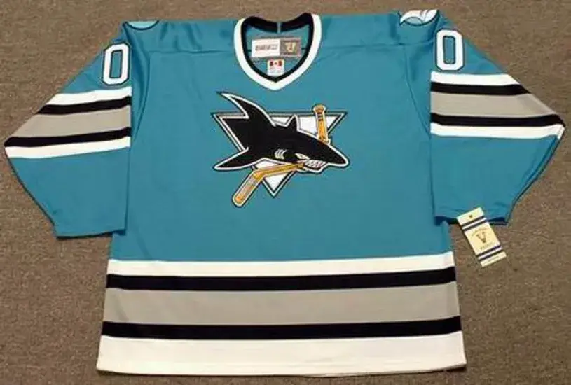 SAN JOSE SHARKS 1990’s CCM Vintage Jersey Customized “Any Name & Number(s)”