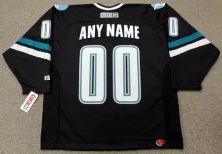 SAN JOSE SHARKS 2002 CCM Throwback Alternate Jersey Customized “Any Name & Number(s)” 