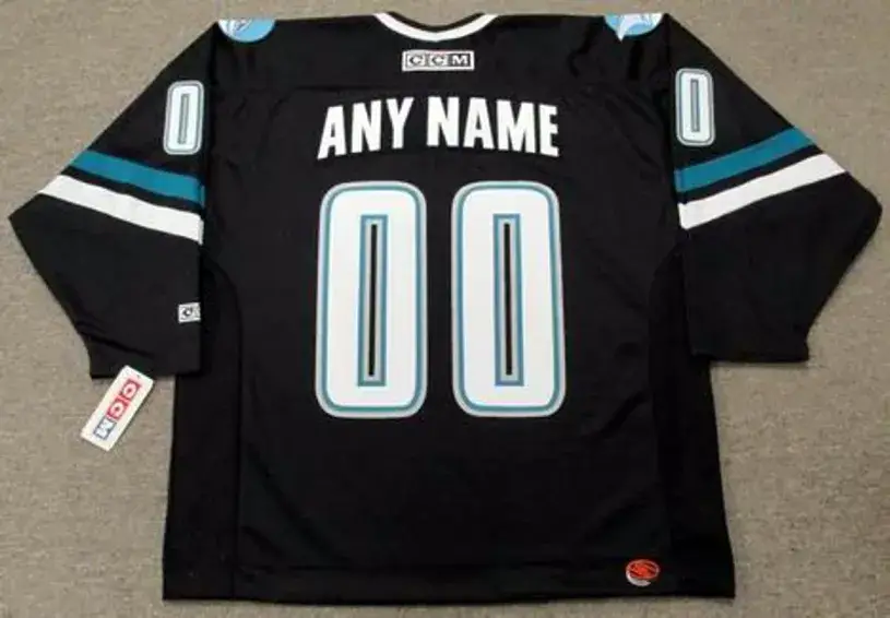 SAN JOSE SHARKS 2002 CCM Throwback Alternate Jersey Customized “Any Name & Number(s)” 