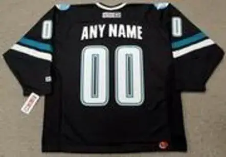 SAN JOSE SHARKS 2002 CCM Throwback Alternate Jersey Customized “Any Name & Number(s)” 