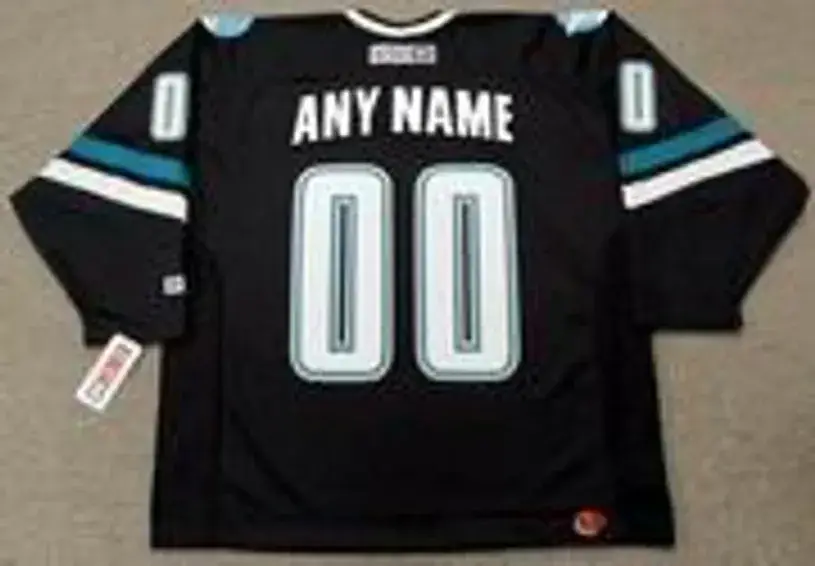 SAN JOSE SHARKS 2002 CCM Throwback Alternate Jersey Customized “Any Name & Number(s)” 