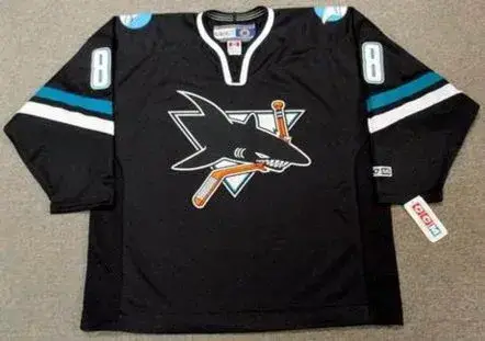 TEEMU SELANNE San Jose Sharks 2002 CCM Throwback Alternate NHL Jersey