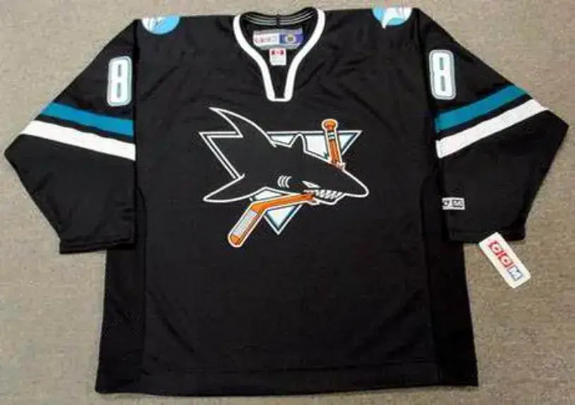 TEEMU SELANNE San Jose Sharks 2002 CCM Throwback Alternate NHL Jersey