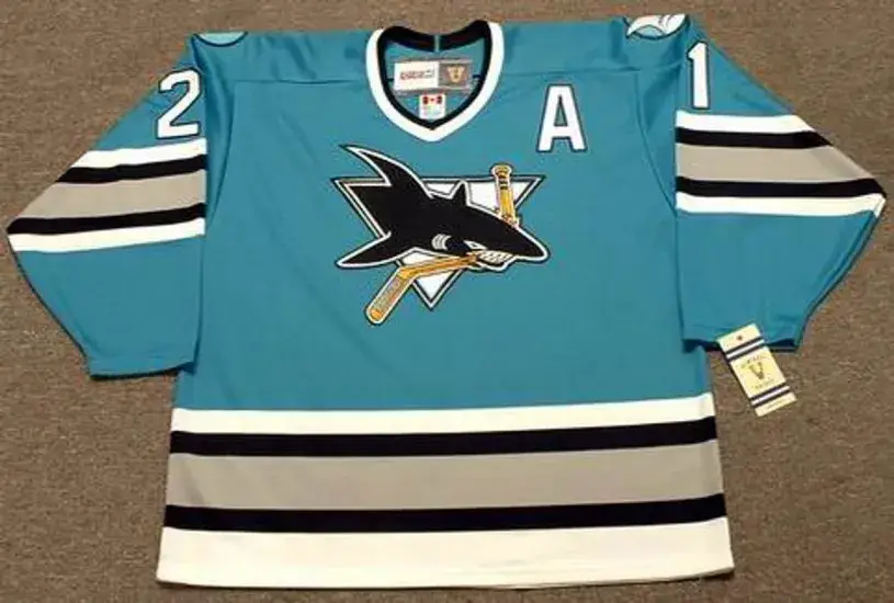 TONY GRANATO San Jose Sharks 1997 CCM Vintage Throwback NHL Hockey Jersey