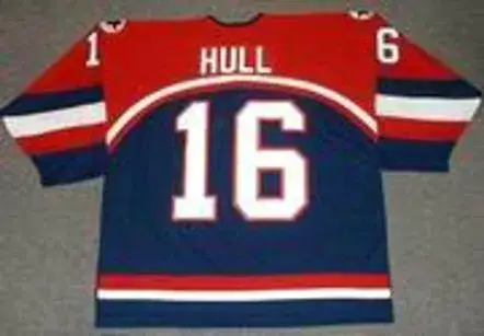 BRETT HULL 2002 USA Nike Olympic Throwback Hockey Jersey 