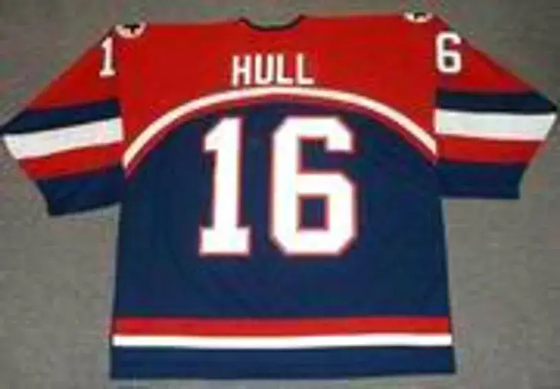 BRETT HULL 2002 USA Nike Olympic Throwback Hockey Jersey 