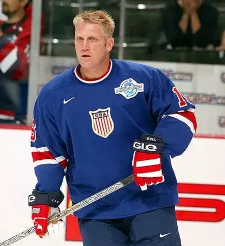 BRETT HULL 2004 “World Cup” USA Nike Throwback Hockey Jersey 