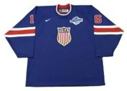 BRETT HULL 2004 “World Cup” USA Nike Throwback Hockey Jersey 