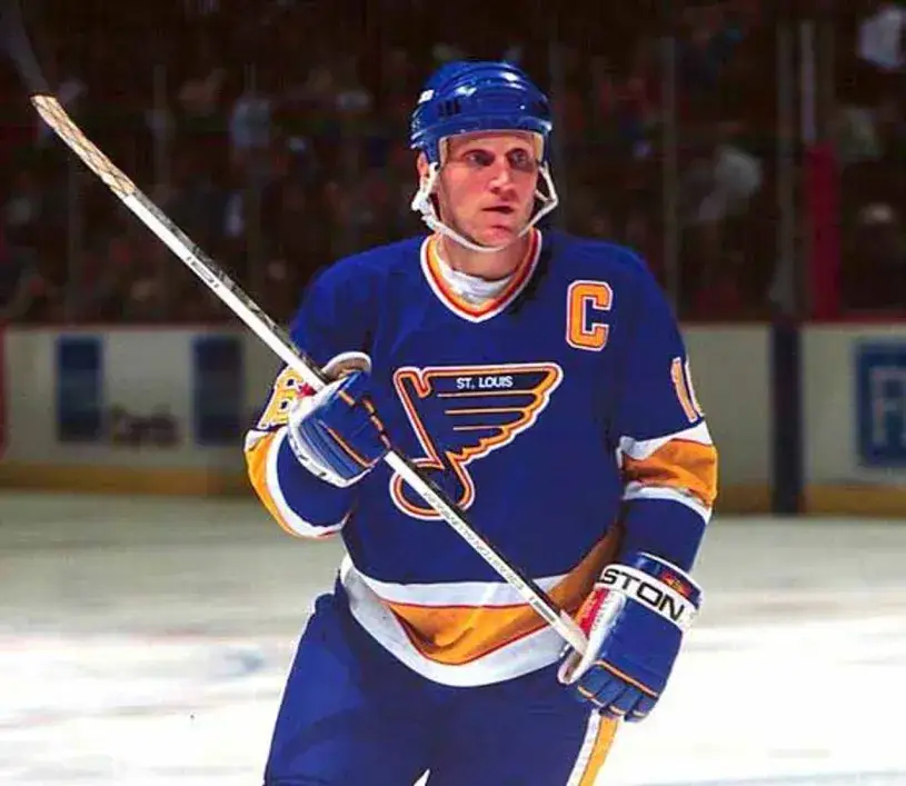 BRETT HULL St. Louis Blues 1991 CCM Throwback NHL Hockey Jersey 