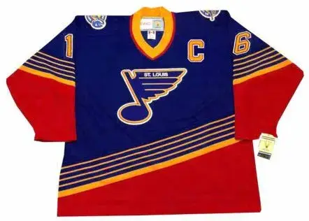BRETT HULL St. Louis Blues 1995 Away CCM Throwback NHL Hockey Jersey
