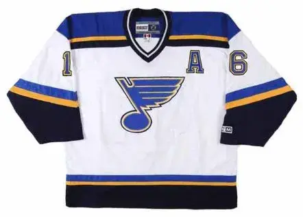 BRETT HULL St. Louis Blues 1997 Home CCM Throwback NHL Hockey Jersey