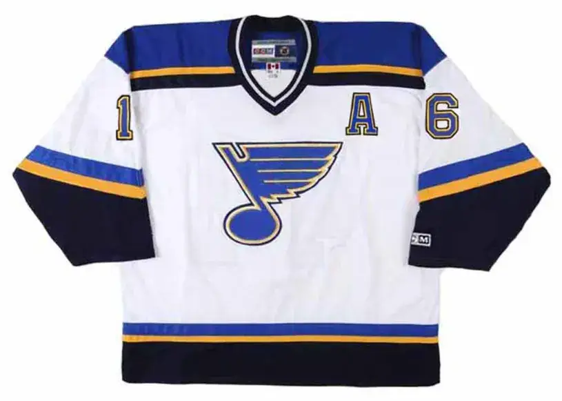 BRETT HULL St. Louis Blues 1997 Home CCM Throwback NHL Hockey Jersey