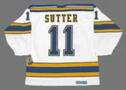 BRIAN SUTTER St. Louis Blues 1979 CCM Vintage Throwback NHL Hockey Jersey 