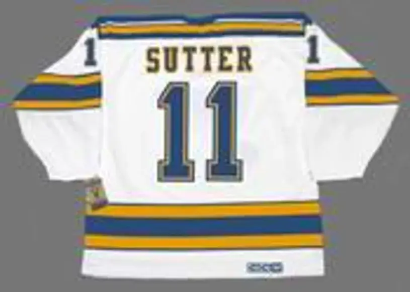BRIAN SUTTER St. Louis Blues 1979 CCM Vintage Throwback NHL Hockey Jersey 