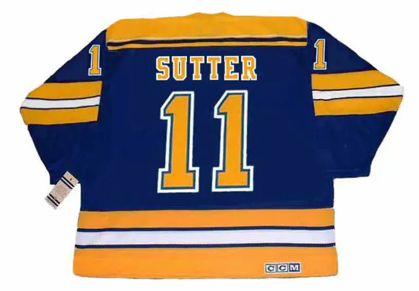 BRIAN SUTTER St. Louis Blues 1980 CCM Vintage Throwback NHL Hockey Jersey 