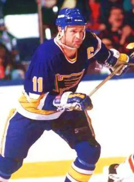 BRIAN SUTTER St. Louis Blues 1987 CCM Vintage Throwback NHL Hockey Jersey 