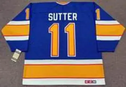 BRIAN SUTTER St. Louis Blues 1987 CCM Vintage Throwback NHL Hockey Jersey 