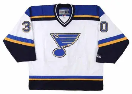 CHRIS OSGOOD St. Louis Blues 2003 CCM Throwback Away NHL Hockey Jersey