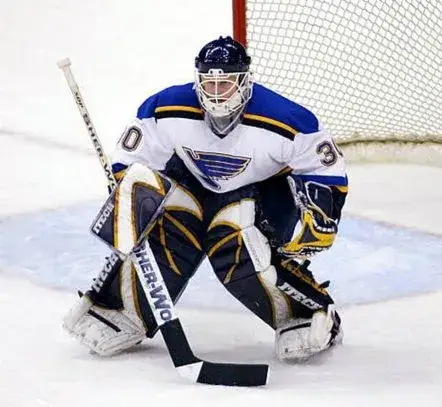 CHRIS OSGOOD St. Louis Blues 2003 CCM Throwback Away NHL Hockey Jersey 