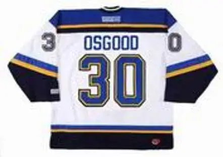 CHRIS OSGOOD St. Louis Blues 2003 CCM Throwback Away NHL Hockey Jersey 