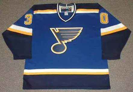 CHRIS OSGOOD St. Louis Blues 2003 CCM Throwback Home NHL Hockey Jersey