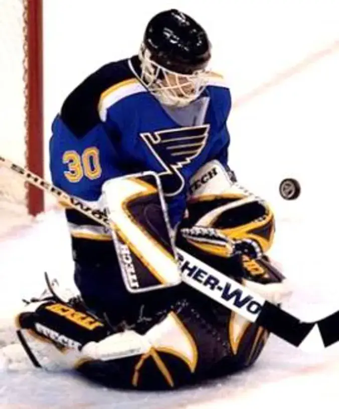 CHRIS OSGOOD St. Louis Blues 2003 CCM Throwback Home NHL Hockey Jersey 