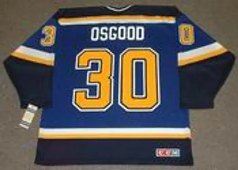 CHRIS OSGOOD St. Louis Blues 2003 CCM Throwback Home NHL Hockey Jersey 