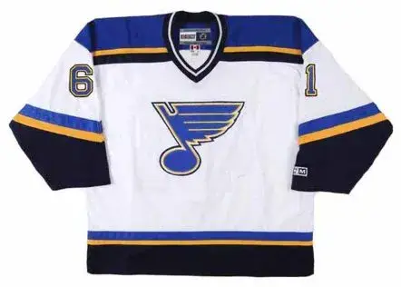 CORY STILLMAN St. Louis Blues 2001 CCM Throwback Home NHL Hockey Jersey