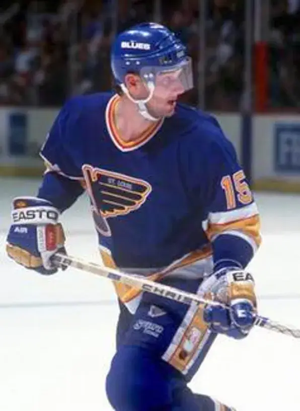 CRAIG JANNEY St. Louis Blues 1991 CCM Vintage Throwback NHL Hockey Jersey 